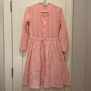 Maje Pink Lace Dress